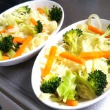 キャベツの温野菜サラダ